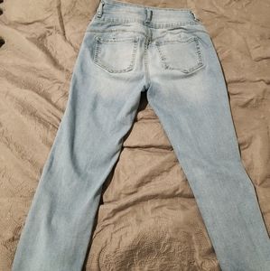 Light wash Wax jeans